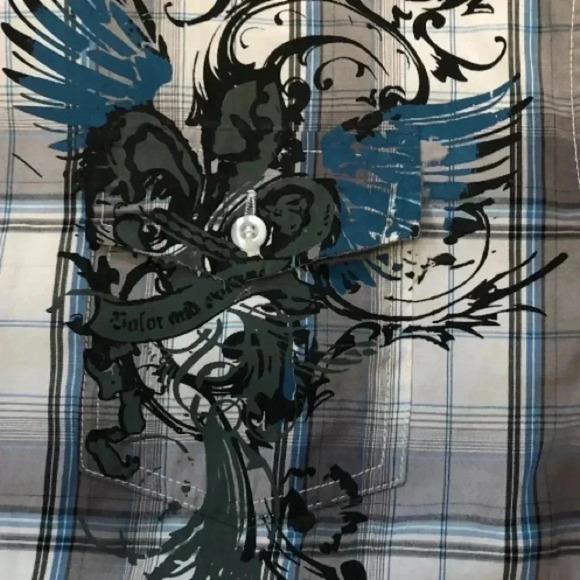 Montage Youth XL Button Front Short Sleeve Shirt - Picture 2 of 6